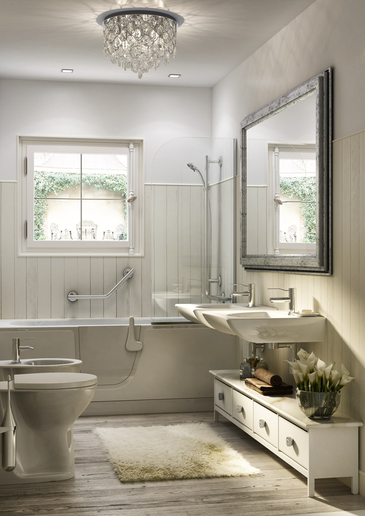 salle de bains de design shebby chic salle de bains de design shebby chic
