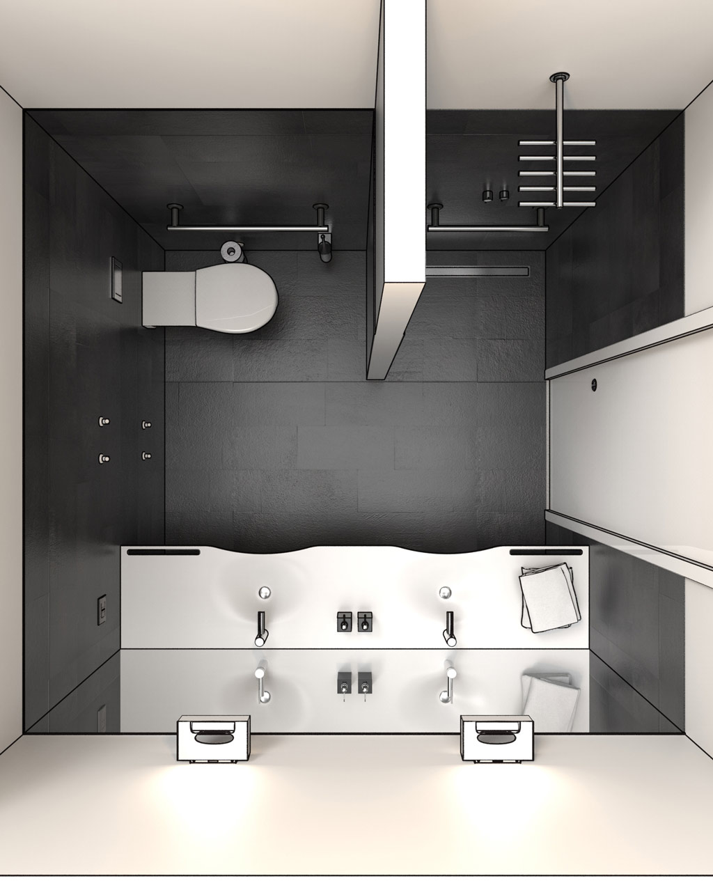Salle De Bain Noir Et Blanc Gris ~ projeter une salle de bains am nag e pour pmr en 3d dwg Salle De Bain Noir Et Blanc Gris ~ projeter une salle de bains am nag e pour pmr en 3d dwg