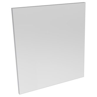 Miroir vertical / horizontal fixe avec cadre