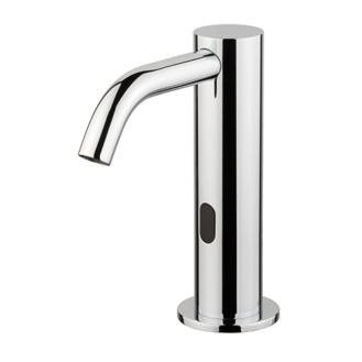 Robinet électronique haut chrome pour lavabo - alimenté par transformateur