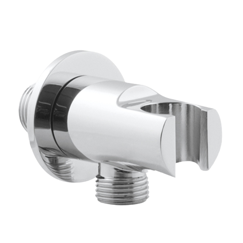 Porte-douchette, prise d'eau et valve de sécurité inclues Porte-douchette, prise d'eau et valve de sécurité inclues