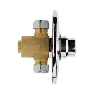 Robinet temporisé à mur pour douche