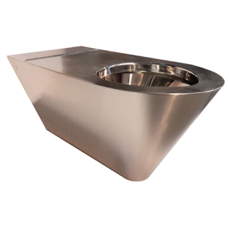 Wc suspendu en acier inoxydable aisi304 satin