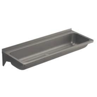 Lavage à travers en acier inoxydable aisi 304 satin avec supports