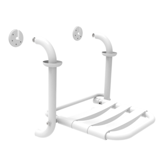 Siège de douche amovible assise sur lames