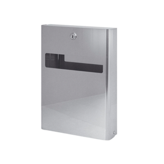 Distributeur de tissus pour wc en acier inoxydable poli