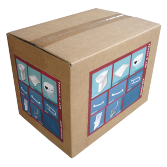 Kit salle de bain complet easy open - 6 éléments