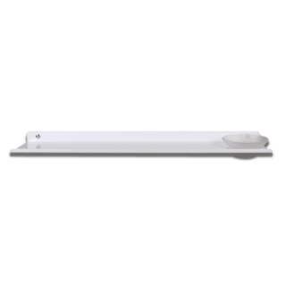 Étagère en aluminium avec porte-savon