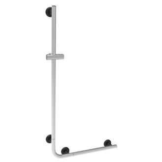 Barre de douche cm.60x120 - leonardo inox sans douche et flex