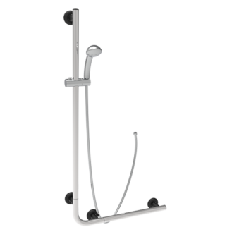 Barre de douche cm.60x120 - leonardo inox