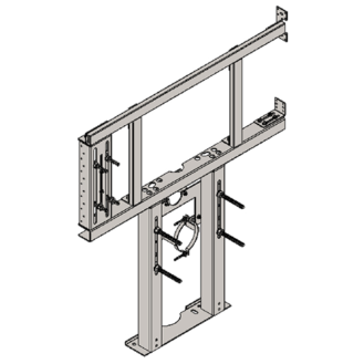 Support pour suspendu monobloc wc et barre de pliage r / l pour mur de plaque de plaque