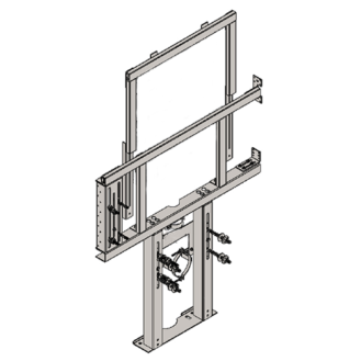 Support pour barre de suspension monobloc suspendue pour wc et r / l et réservoir universel pour rabot de wc pour mur de plaque