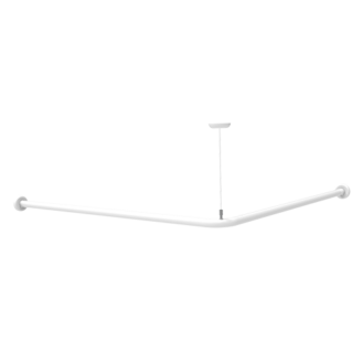 Barre d'angle pour rideau cm 120x80
