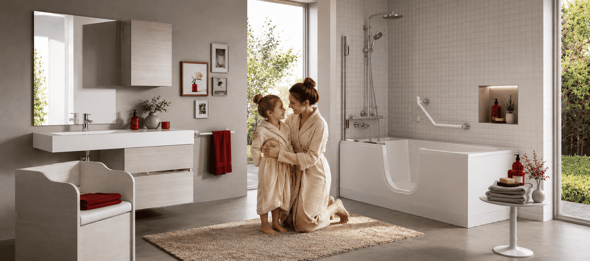 Prévention des accidents domestique Prevenzione incidenti domestici bagno